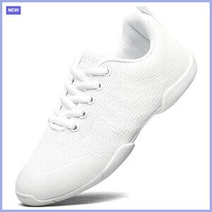 Cheerleading Shoes Lightweight Competition Sneakers Lace-Up Athletic